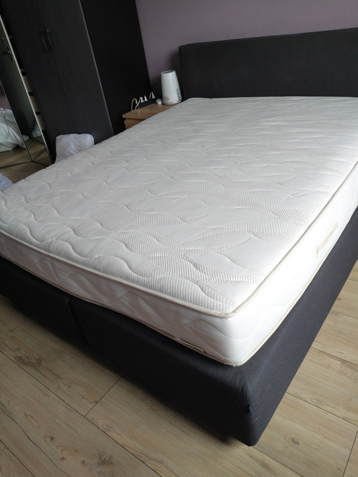 Karlsson Boxspring bed met matras 160x200 cm, Ophalen, Gebruikt, Tweepersoons, 200 cm