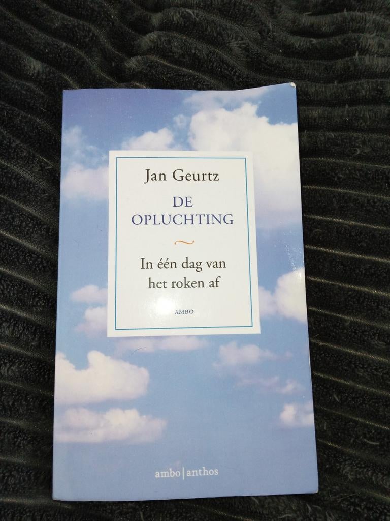Boek: De Opluchting - In één dag van het roken af, Ophalen, Gelezen, Gezondheid en Conditie, Jan Geurtz