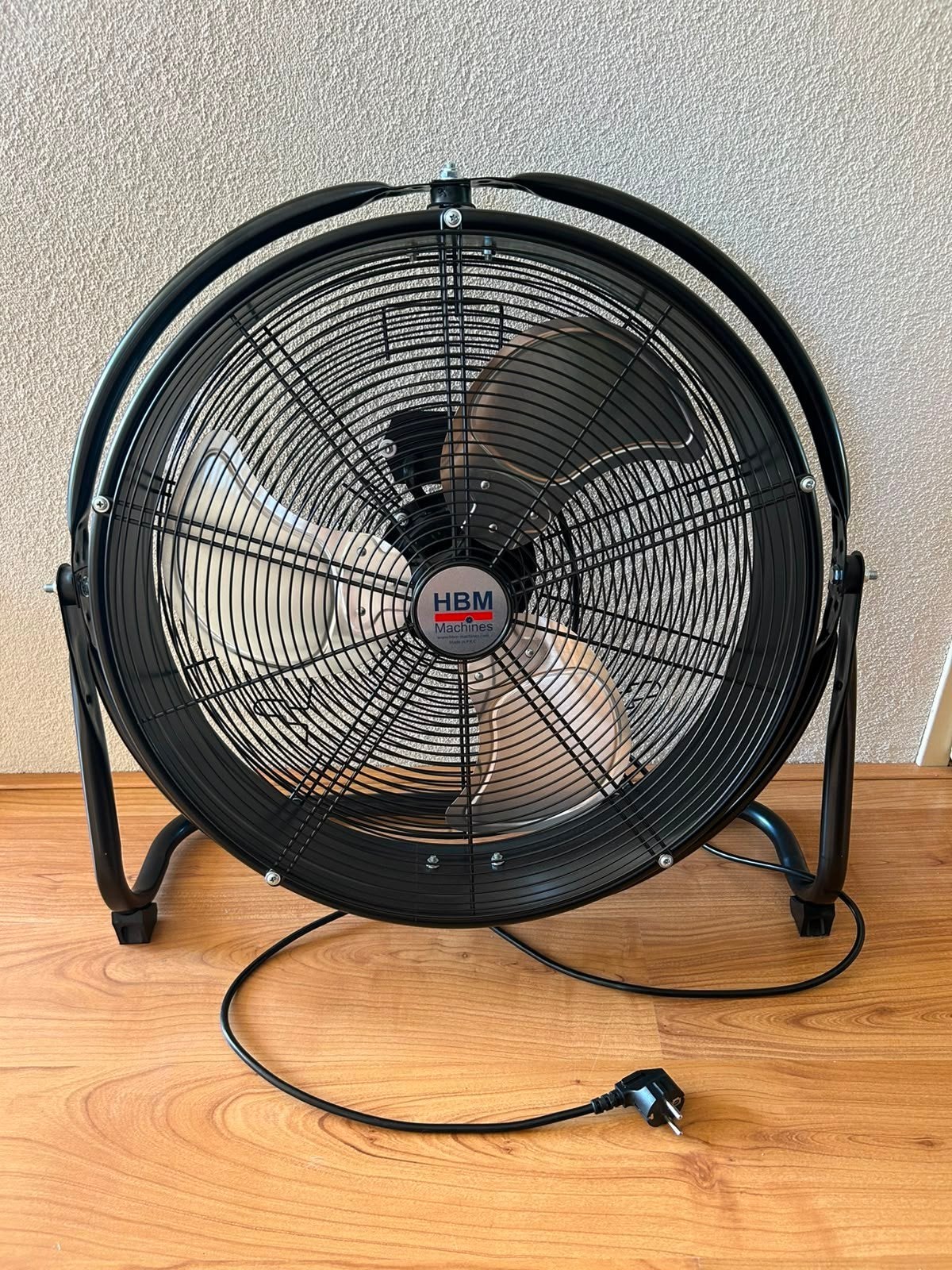 Professionele ventilator HBM 500mm - Compleet in Doos, Ophalen, Zo goed als nieuw, Statiefventilator