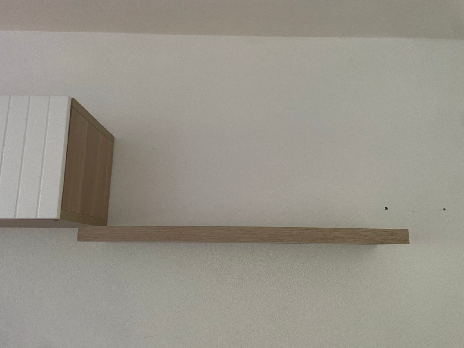 IKEA LACK wandplank wit gebeitst eikeneffect, Ophalen, Zo goed als nieuw