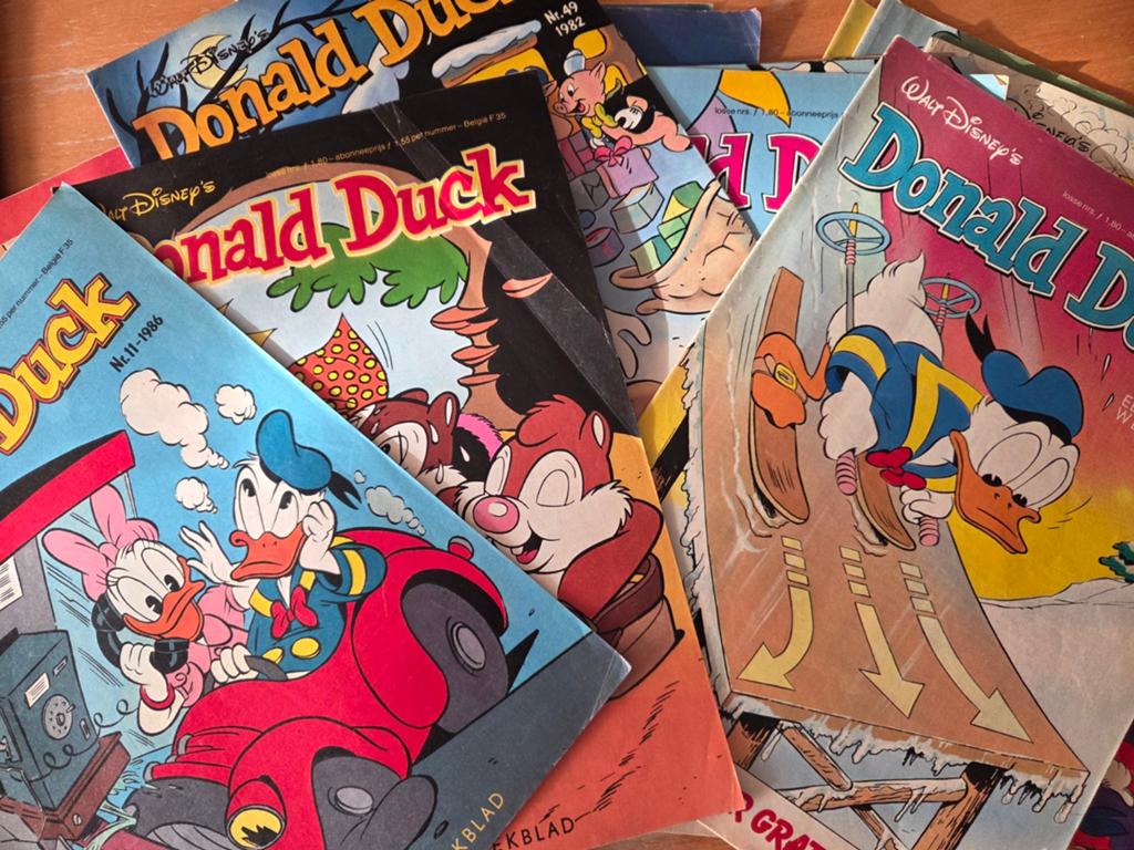 Donald Duck weekblad - jaren 1980 tot 1999 - losse nummers, Meerdere comics, Ophalen of Verzenden, Gelezen, Europa