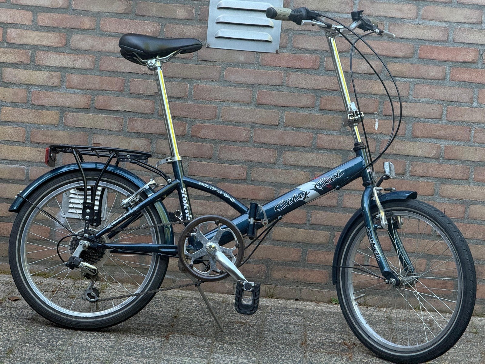 Handige vouwfiets met 6 versnellingen, Overige merken, 20 inch of meer, Gebruikt, Velgrem