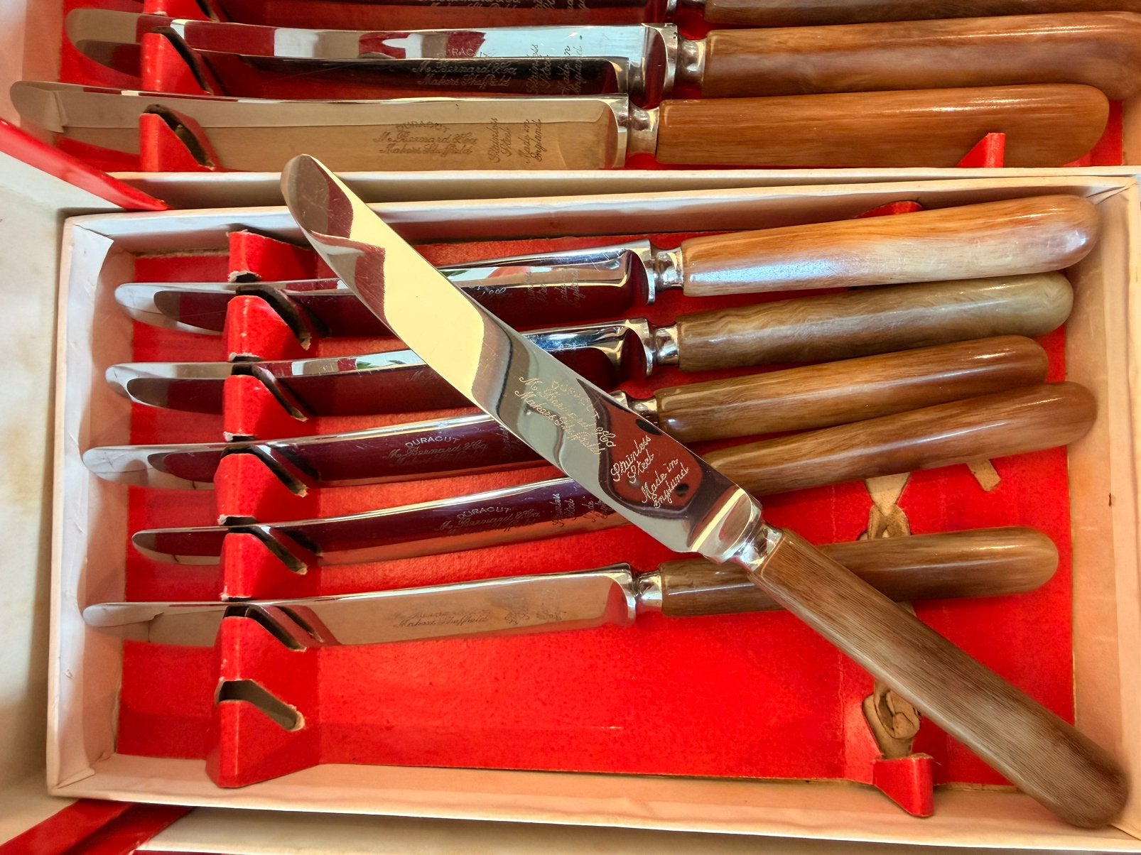Sheffield stainless steal messen 5 dozen, Ophalen of Verzenden
