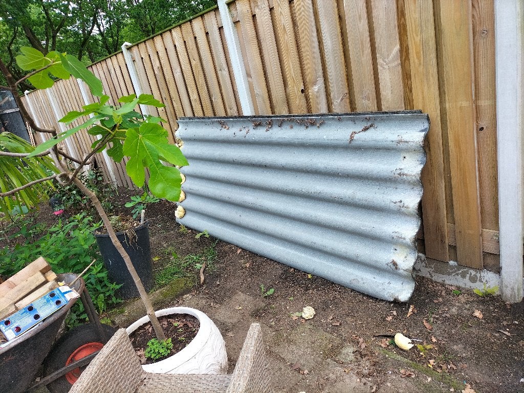 schuurtje, Tuin en Terras, Schuur, Zonder ramen, Met overkapping, Hout