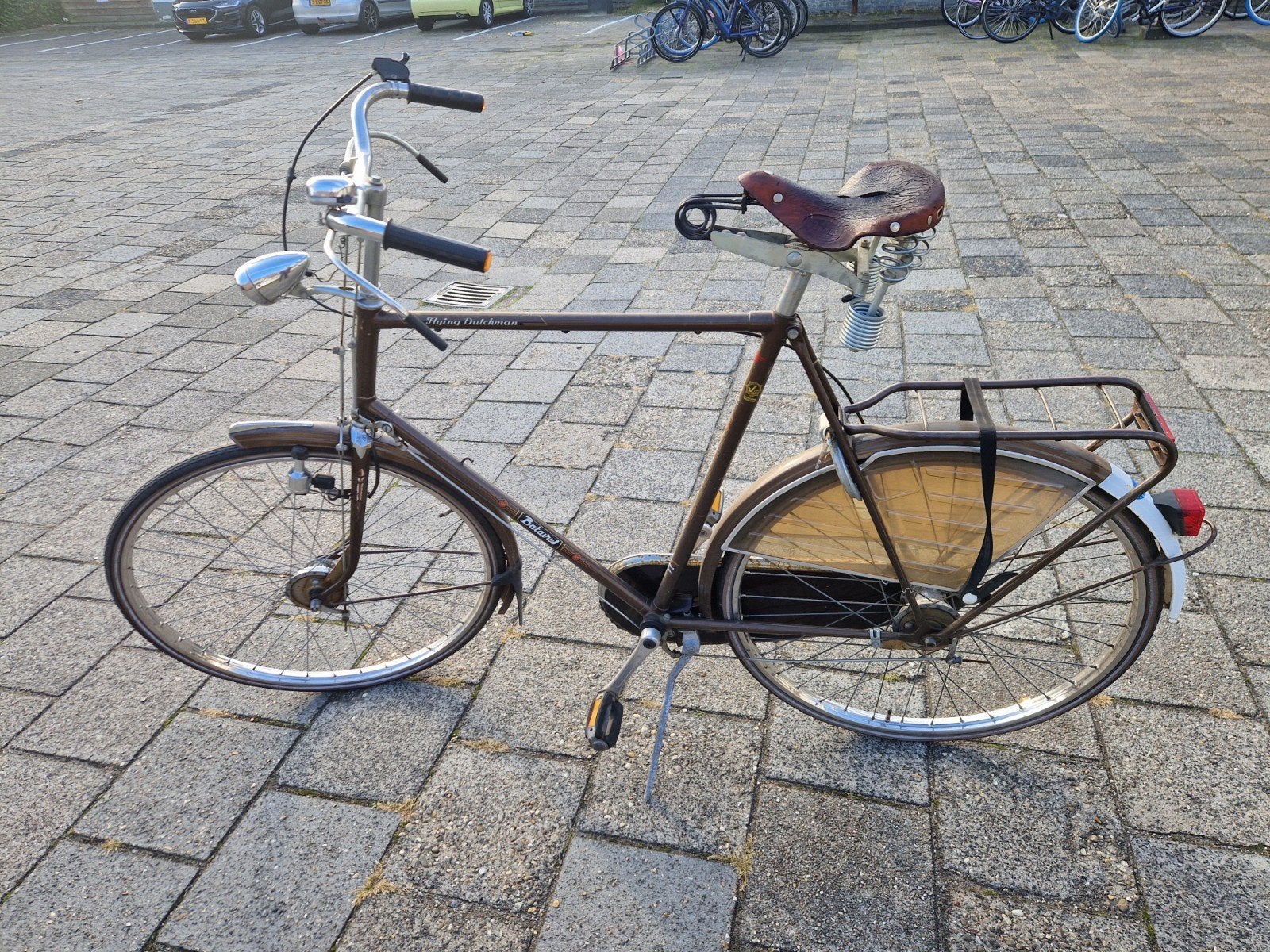 Batavus Herenfiets met Hoog Frame en Stangremmen, Fietsen en Brommers, Ophalen, Gebruikt, Batavus, 65 cm of meer