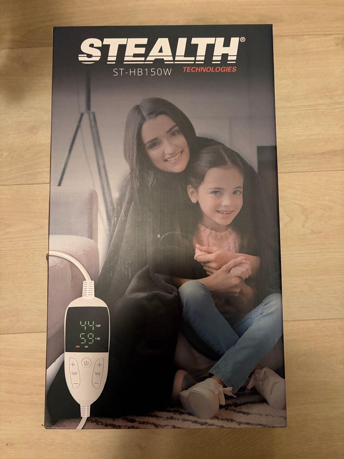 Stealth ST-HB150W Elektrische Warmtedeken - Zwart, Zwart, Woondeken, Ophalen of Verzenden, Zo goed als nieuw