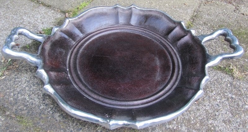 PTMD - DIENBLAD - SCHAAL - ROND - VAN 29,95 NU 10 EURO, Ophalen of Verzenden, Nieuw, Rond, Metaal