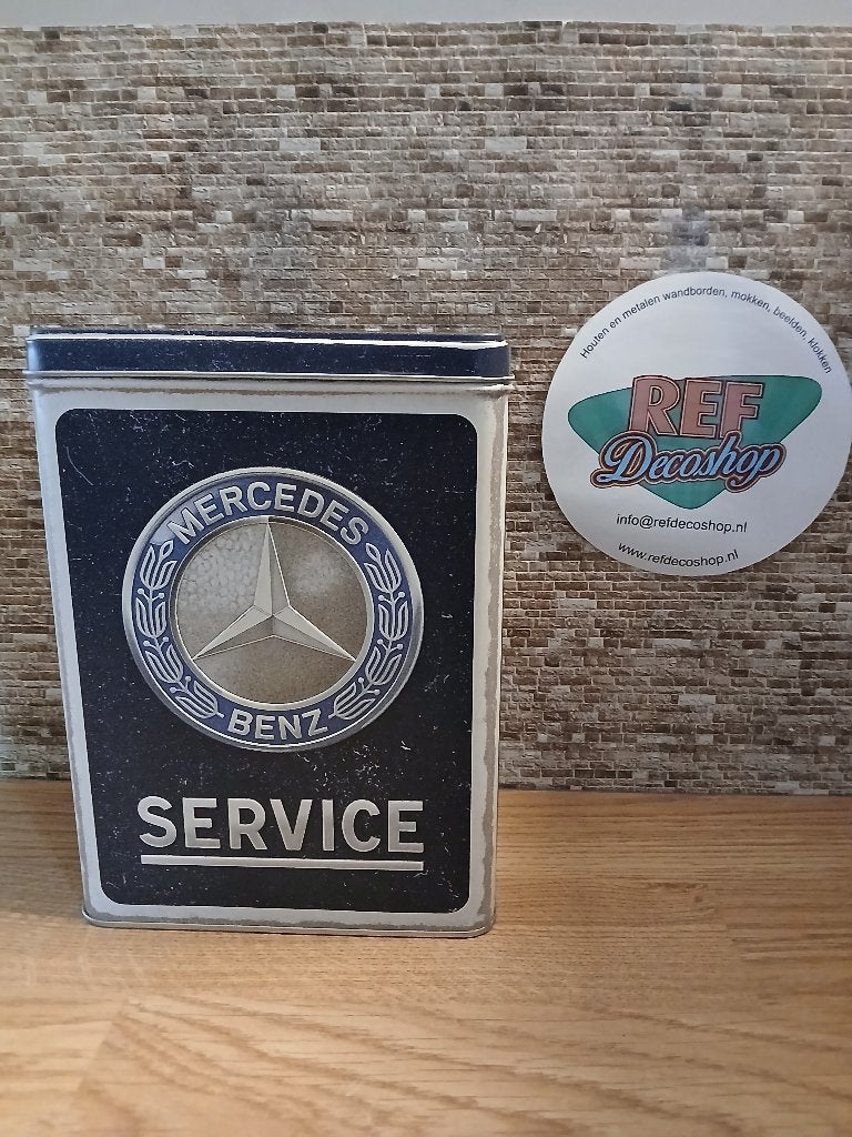 bewaarblik L, mercedes benz service inhoud 3 liter, Verzamelen, Ophalen of Verzenden, Nieuw, Overige