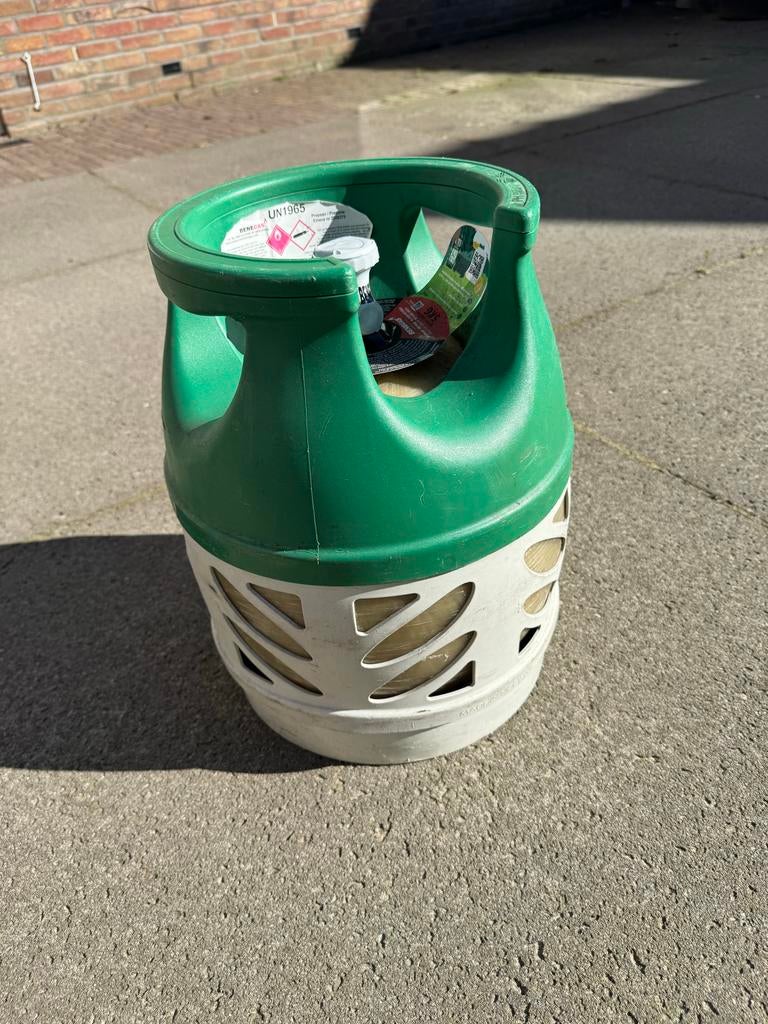 Benegas gasfles 5 kg - Volledig gevuld, Caravans en Kamperen, Kampeeraccessoires, Ophalen of Verzenden, Nieuw