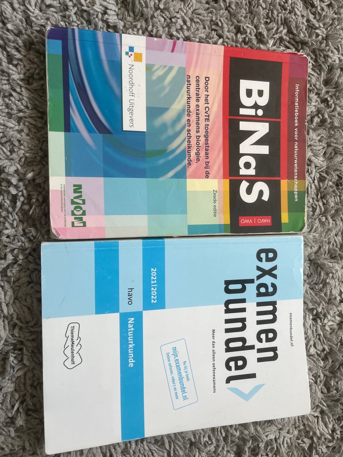 Examenbundel Natuurkunde havo 2021/2022 en Binas, Ophalen, Beta, Zo goed als nieuw, Overige niveaus