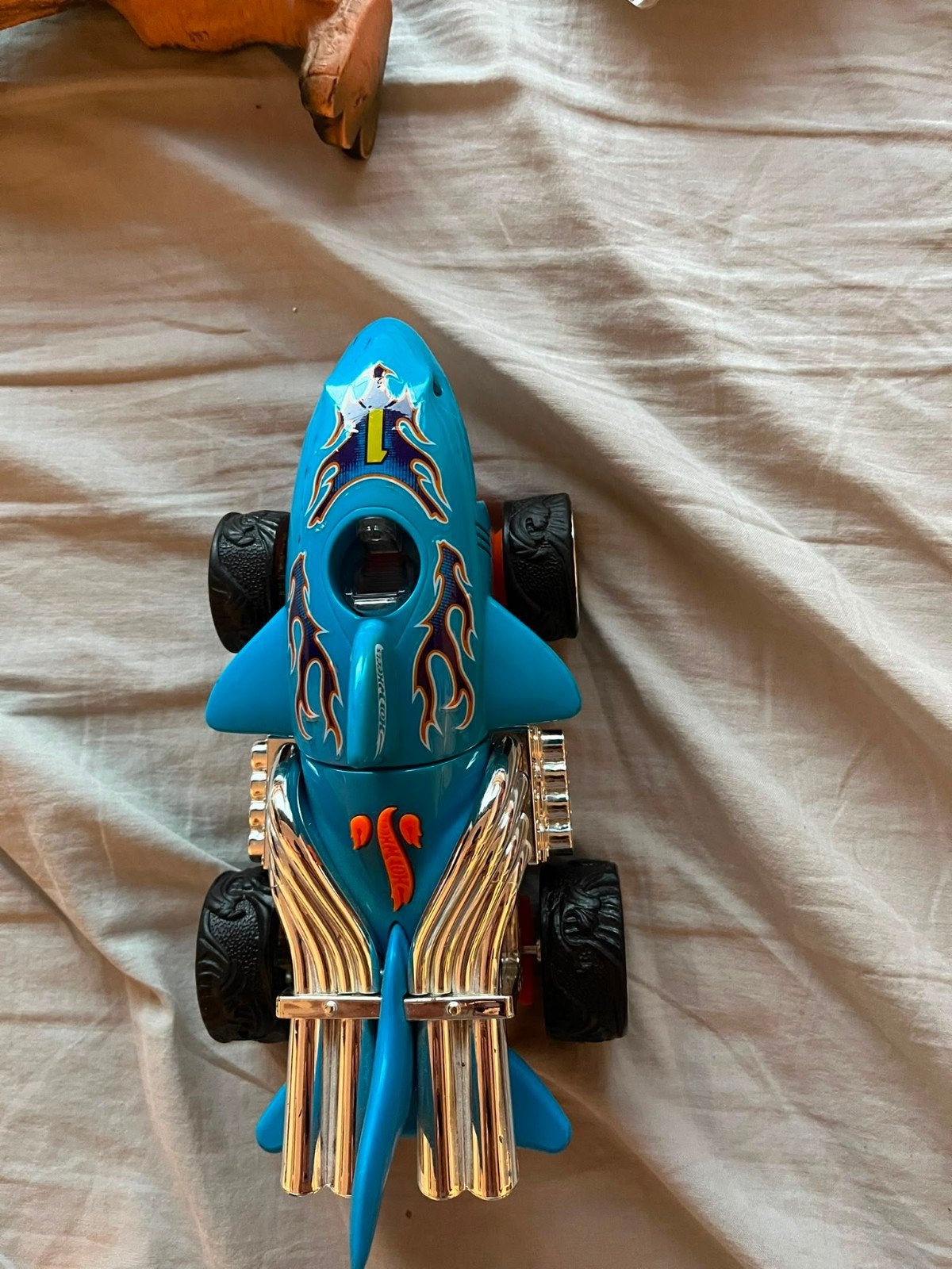 Haai-auto speelgoed hotwheels, Ophalen of Verzenden, Gebruikt