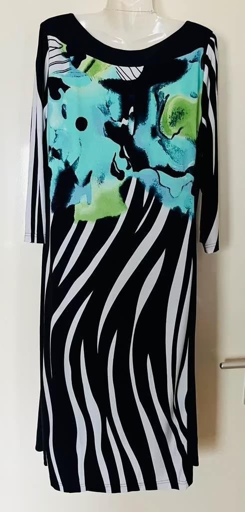 Select Hermann Lange jurk maat 46[v], Kleding | Dames, Blauw, Maat 46/48 (XL) of groter, Ophalen of Verzenden, Zo goed als nieuw