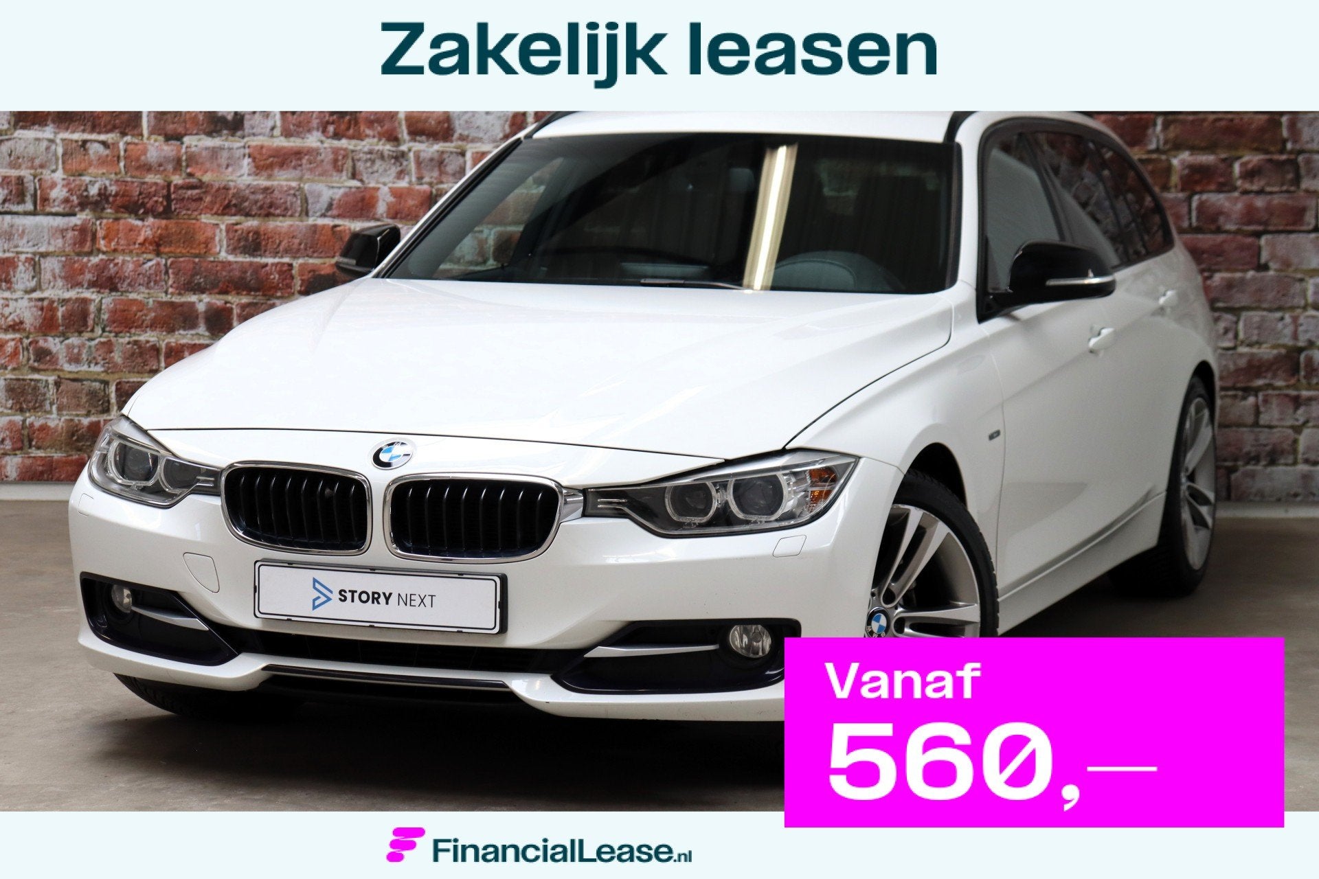 BMW 3 Serie Touring 316i High Executive Sport Line / Navigat, Xenon verlichting, Dealer onderhouden, Gebruikt, 4 cilinders