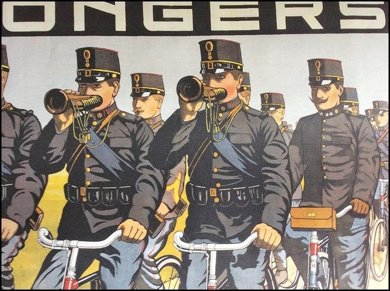 FONGERS Fietsen 60x40 Poster Affiche fiets reclame, Verzenden, Overige typen