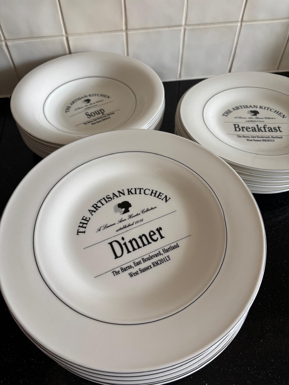 The Artisan Kitchen Servies - Compleet Set (6 stuks), Gebruikt, Overige merken, Keramiek, Ophalen of Verzenden