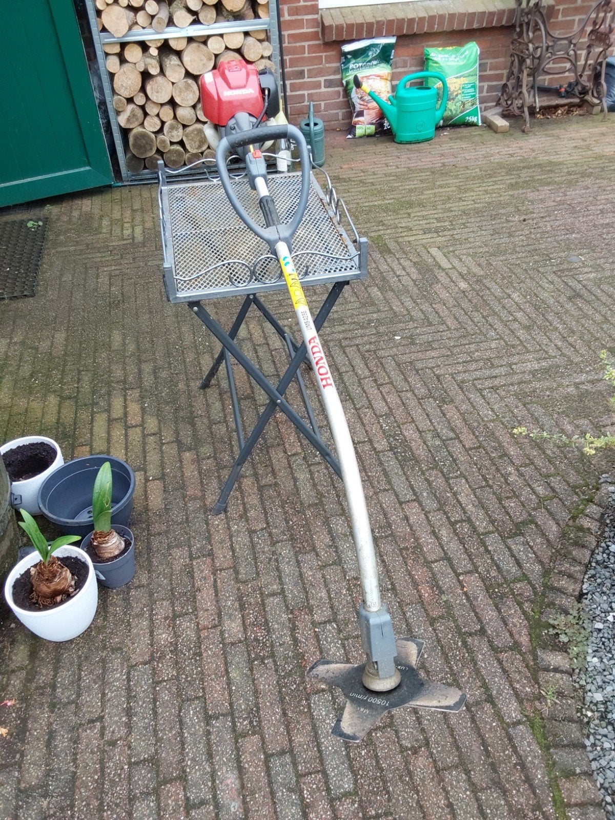 Honda grastrimmer, Tuin en Terras, Ophalen, Gebruikt, Benzine, Honda
