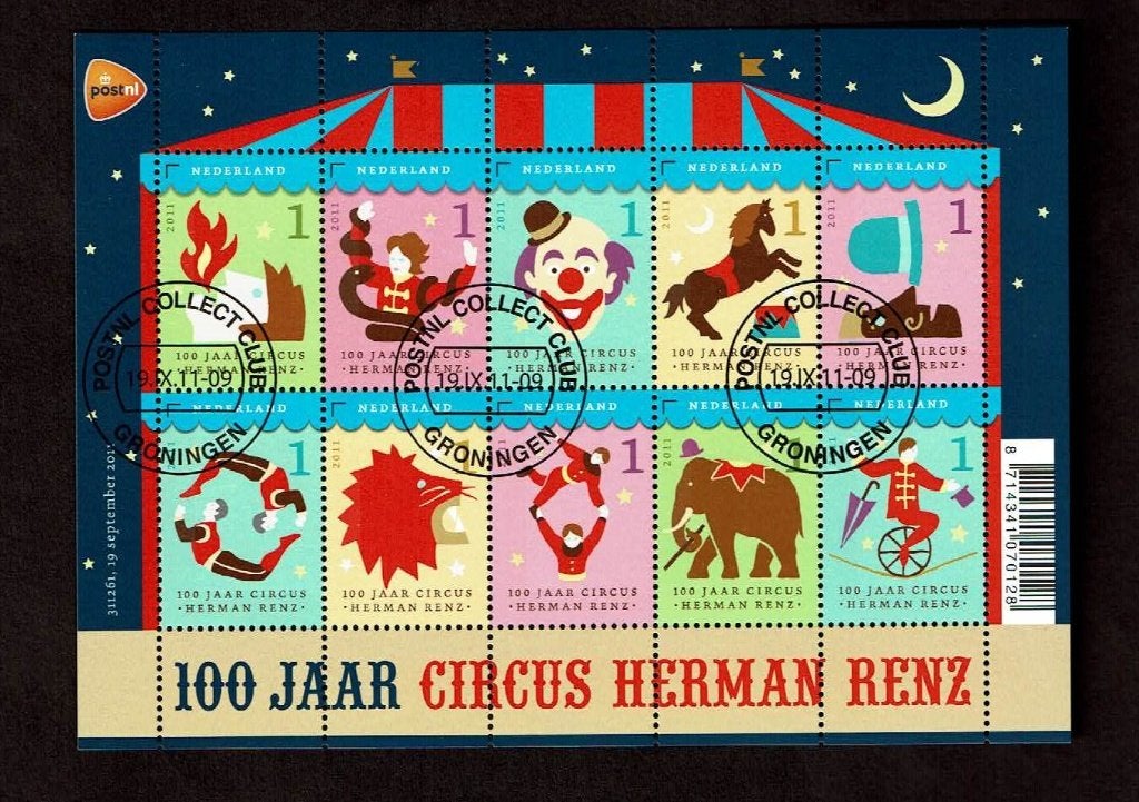 Nederland NVPH v2868-2877 gestempeld, Postzegels en Munten, Postzegels | Nederland, Verzenden, Na 1940, Gestempeld