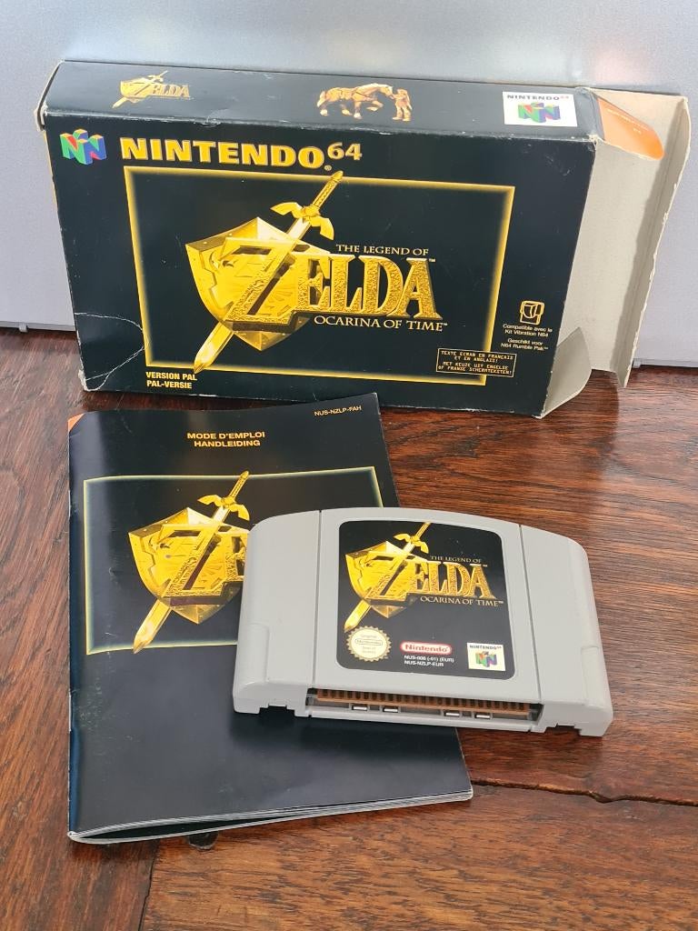 Zelda The Ocarina Of Time N64, Avontuur en Actie, 1 speler, Ophalen of Verzenden, Zo goed als nieuw