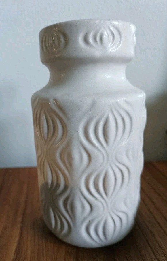 West Germany vaas wit 15 cm, Ophalen of Verzenden