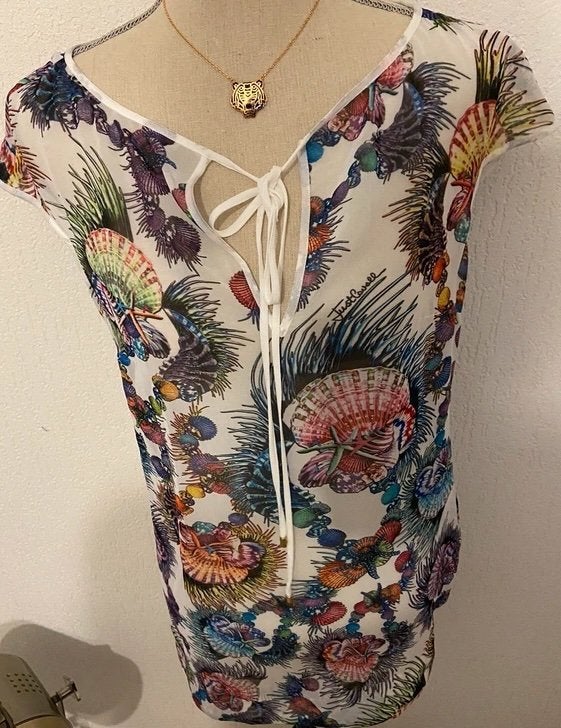 Top/blouse van Roberto Cavalli maat 36NL., Kleding | Dames, Meerkleurig, Nieuw, Ophalen of Verzenden, Just Cavalli