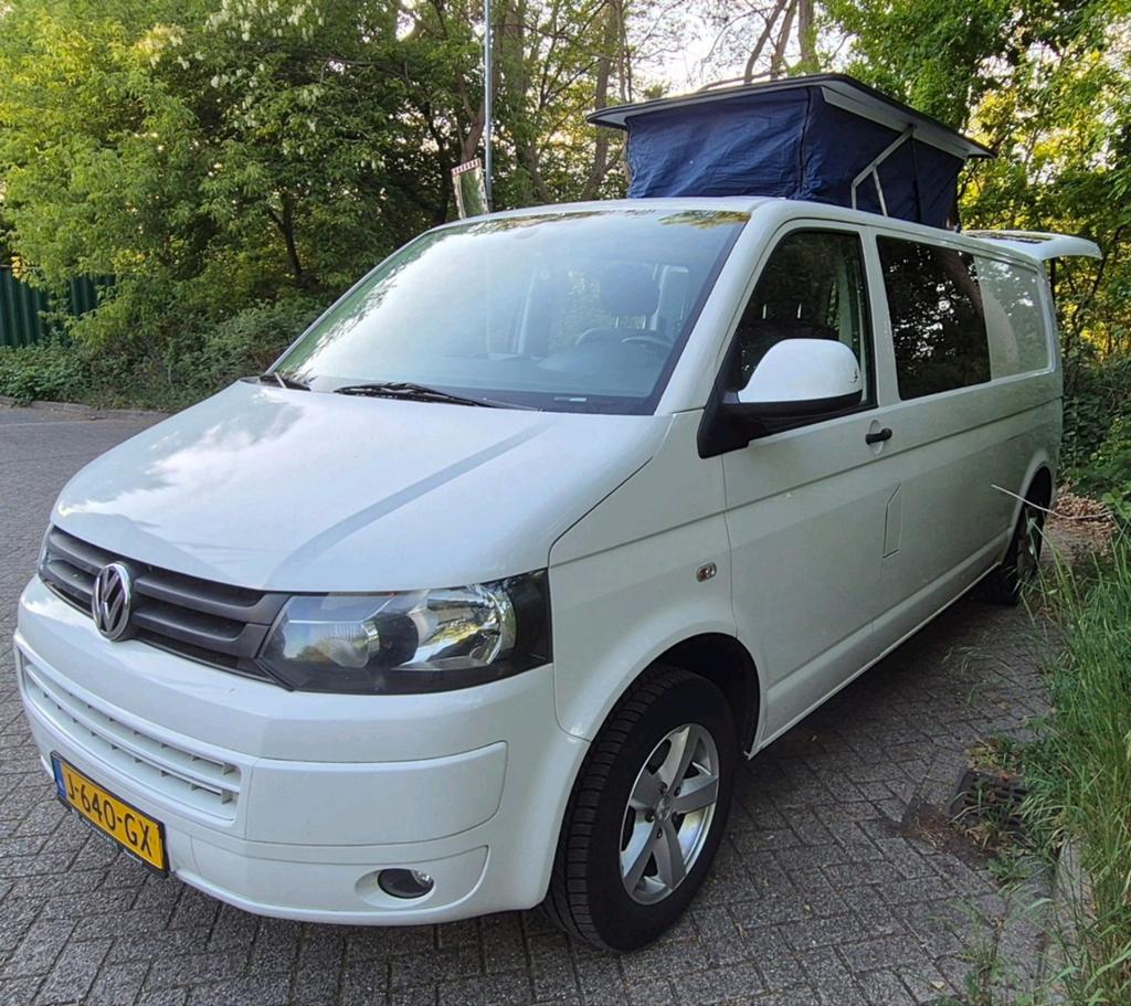 Volkswagen T5 camper  km 308141 nap, Caravans en Kamperen, Campers, Buscamper of Camperbus, Volkswagen, Particulier, Tot en met 4