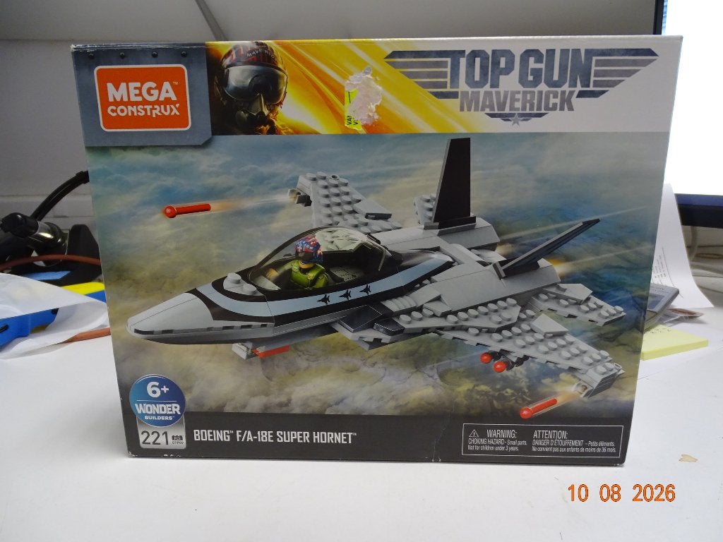 MEGA CONSTRUX TOP GUN MAVERICK, Ophalen of Verzenden, Zo goed als nieuw, Megabloks