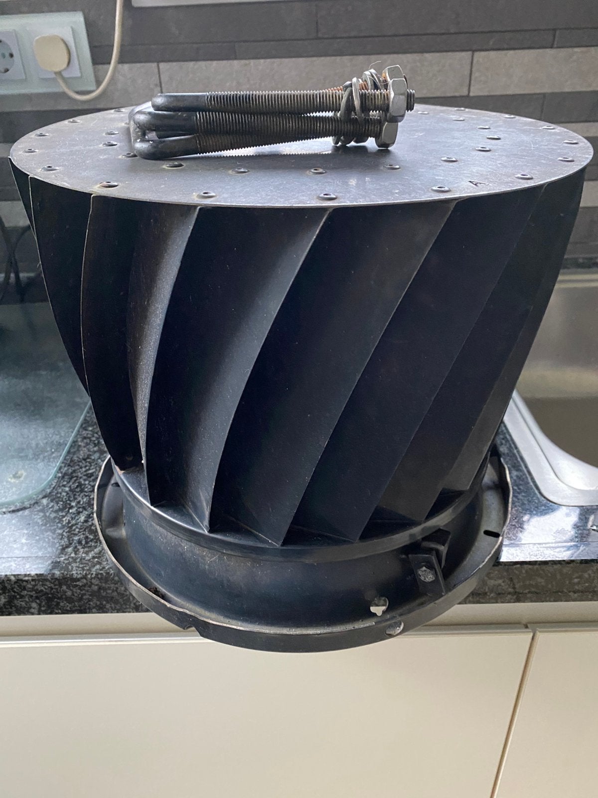 Schoorsteen ventilator, Ophalen of Verzenden, Gebruikt, Ventilator en Afzuiger