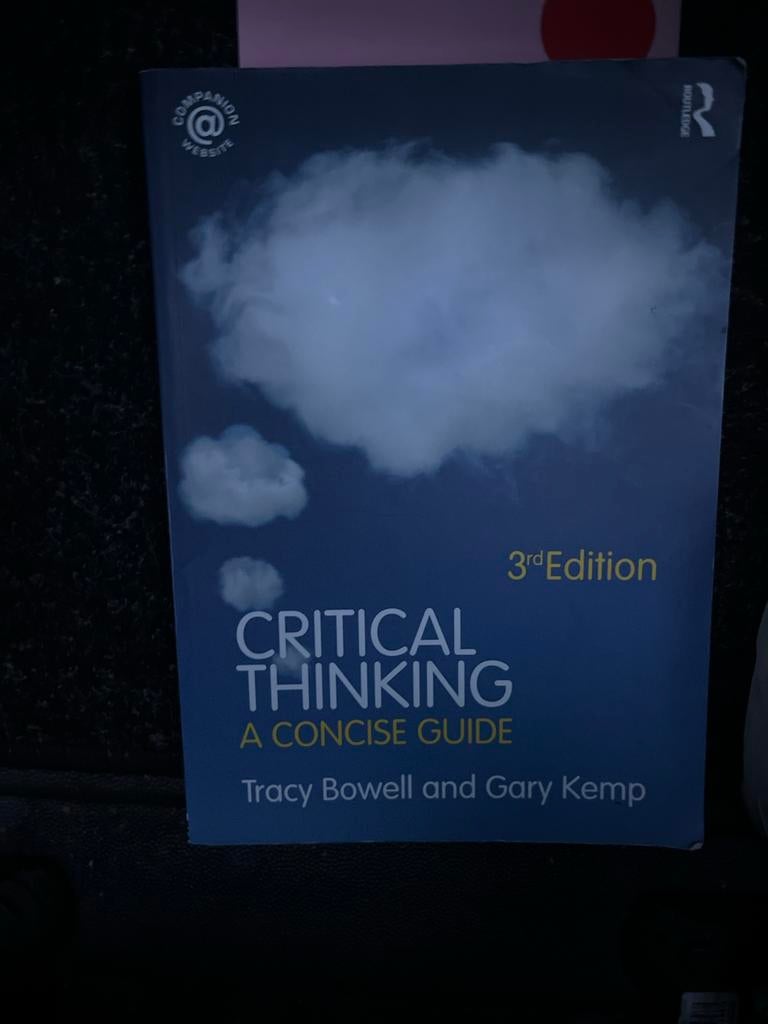 Critical Thinking: A Concise Guide - 3rd Edition, Boeken, Ophalen of Verzenden, Gamma, Zo goed als nieuw, HBO