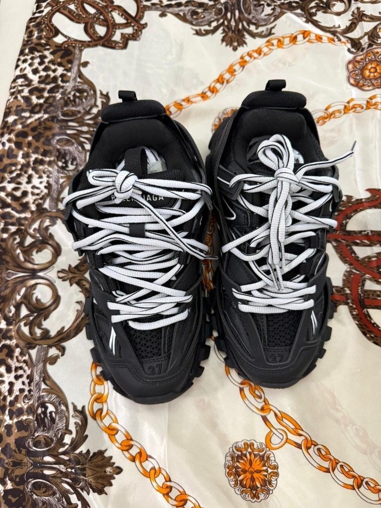 Balenciaga Tracker, Verzenden, Zwart, Nieuw, Sneakers of Gympen
