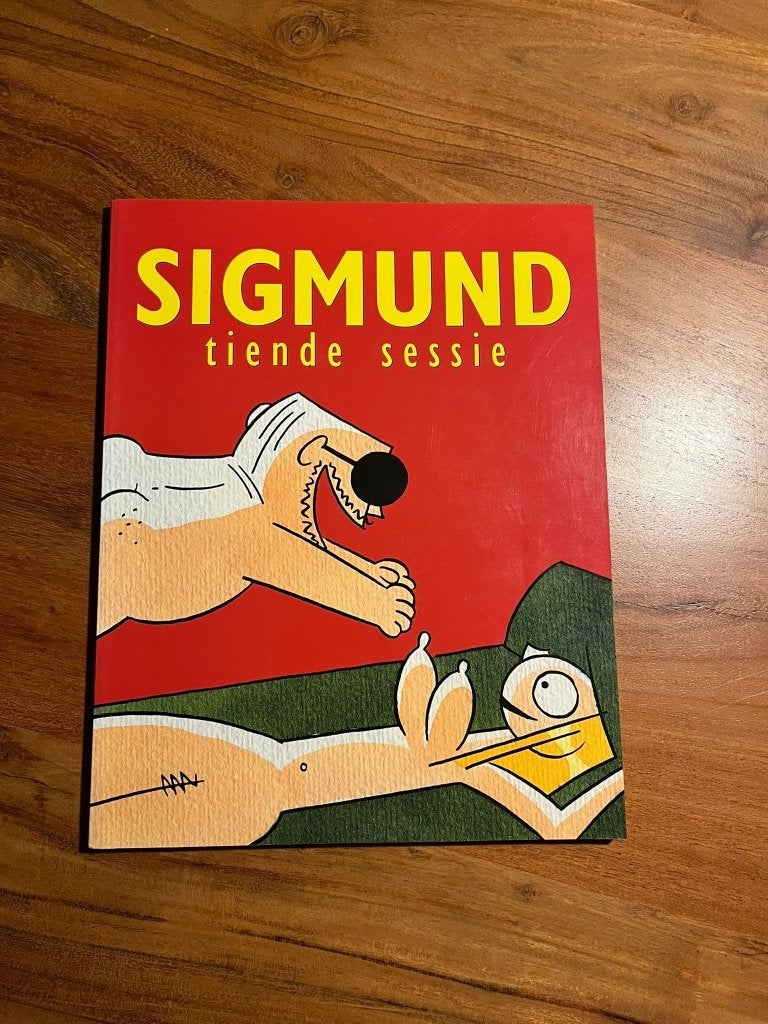 Sigmund tiende sessie, Boeken, Stripboeken, Eén stripboek, Ophalen of Verzenden, Zo goed als nieuw