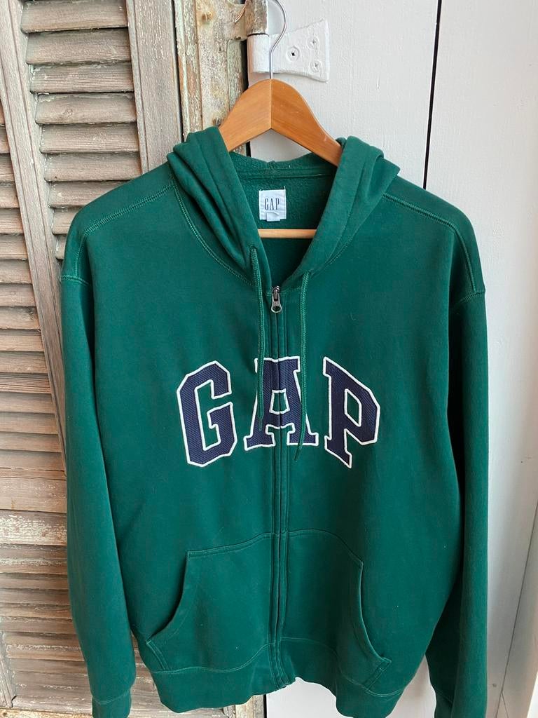 Gaaf hooded vest/sweater van GAP size XL, Ophalen of Verzenden, Zo goed als nieuw, Maat 56/58 (XL), Groen