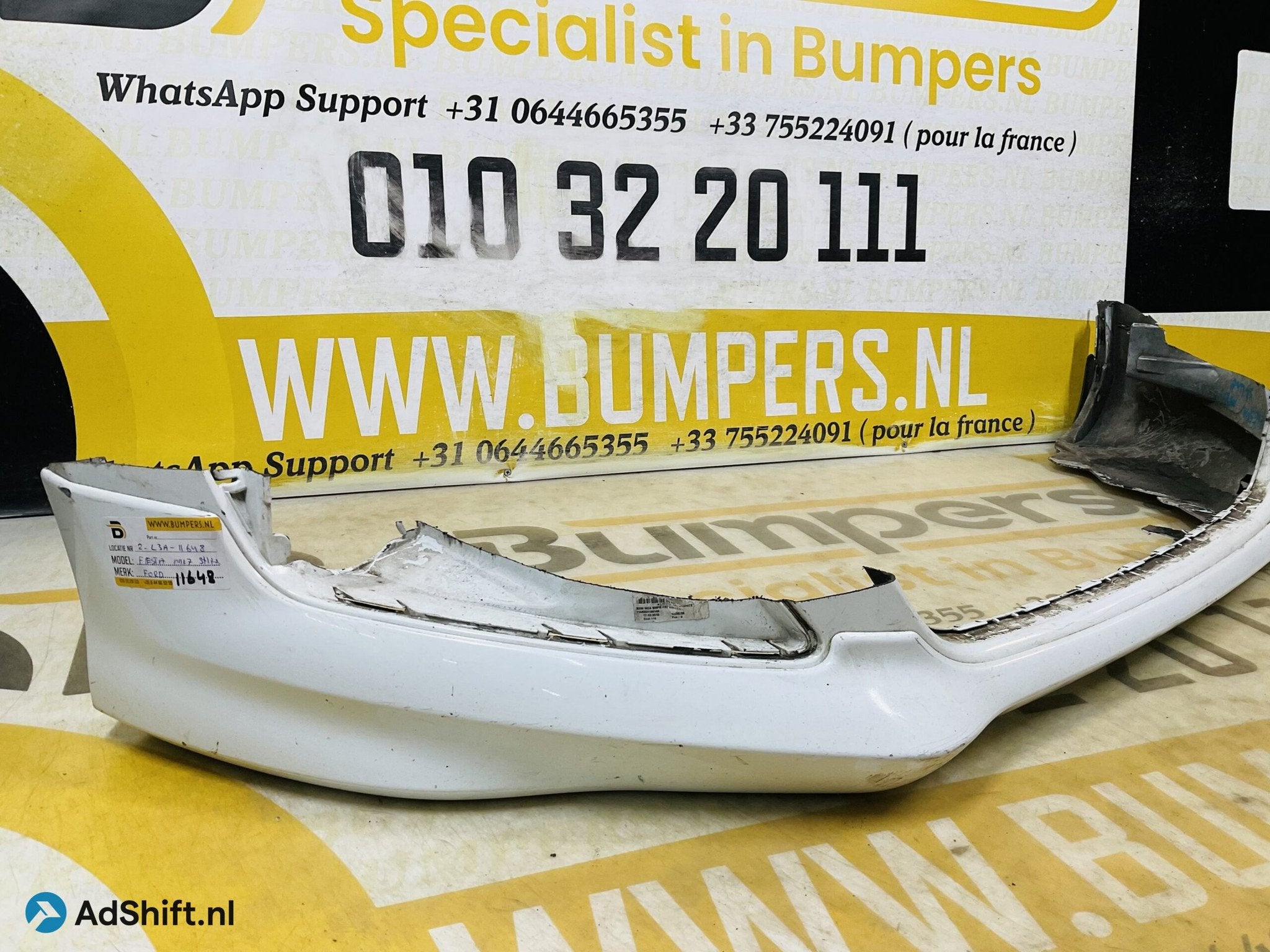 Spoiler Ford Fiesta Mk7 Stline ST-Line 1340204 Bumperlip 2-L