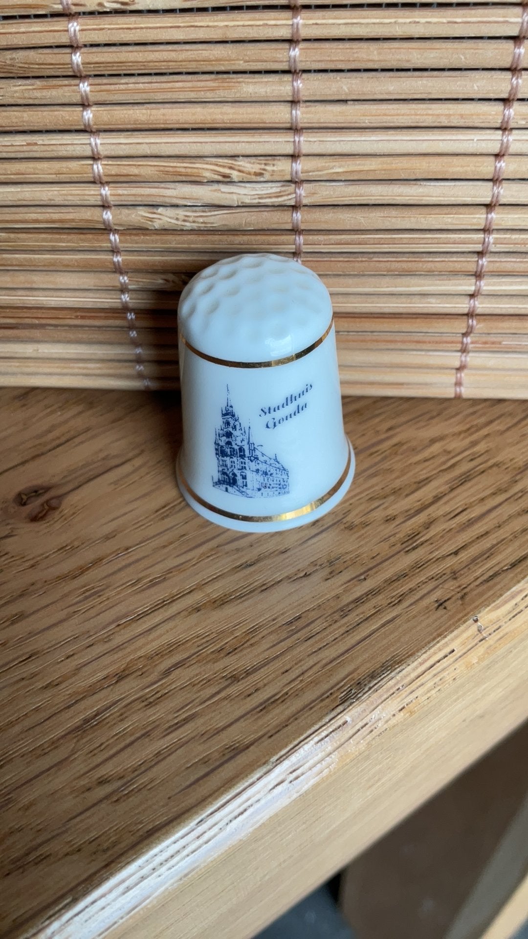 Gouda vingerhoed vingerhoedje vingerhoedjes vingerhoeden, Verzenden, Nieuw, Porselein, Nederland