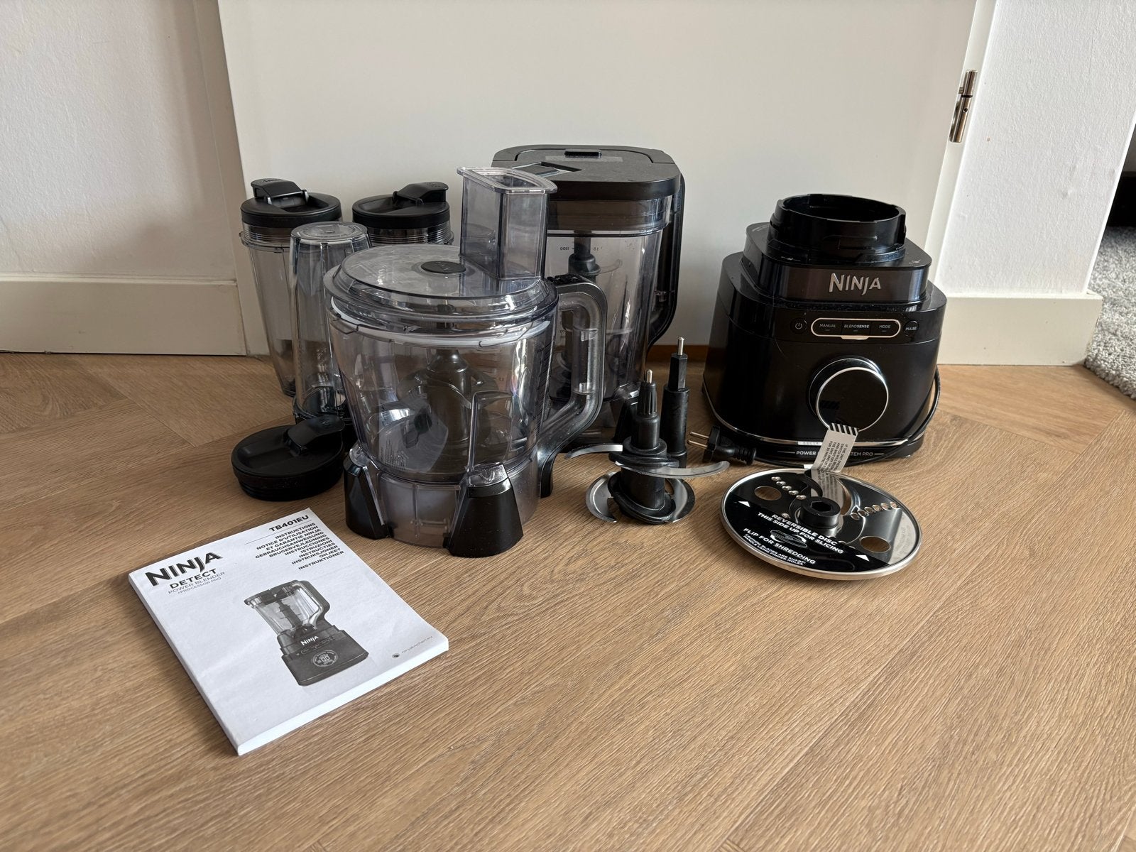 Ninja 3-in-1 Blender & Foodprocessor - Compleet Systeem, Ophalen of Verzenden, Zo goed als nieuw, Powerblender