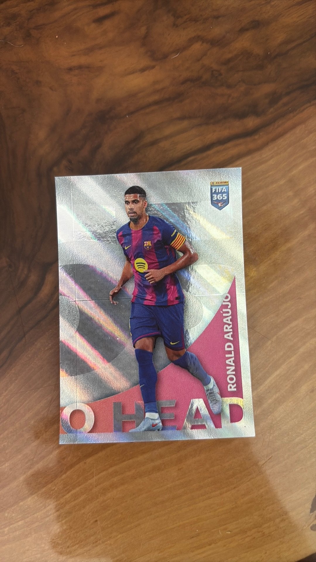 Ronald araujo o head panini 365, Hobby en Vrije tijd, Stickers en Plaatjes, Verzenden, Zo goed als nieuw, Plaatje