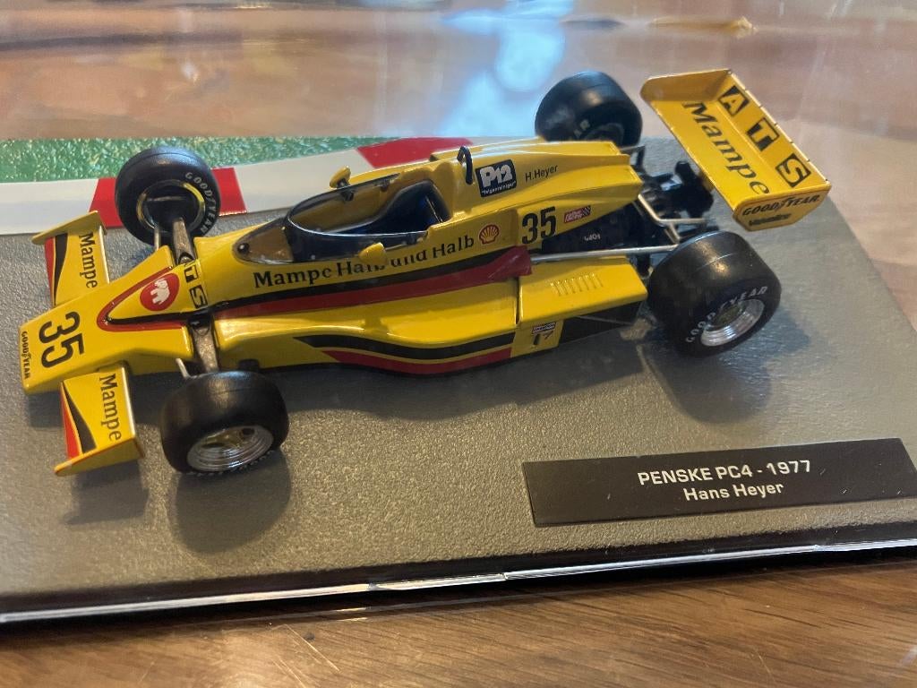 39615: Penske PC4 - Hans Heyer - 1977 - Atlas 1:43, Auto, Nieuw, Ophalen of Verzenden, Bachsatztstr. 54 D 72131 Ofterdingen, Germany