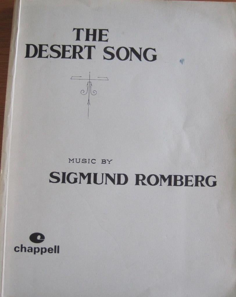 partituur musical de Dessert song van Hammerstein - Romberg, Muziek en Instrumenten, Bladmuziek, Gebruikt, Orkest, Ophalen of Verzenden