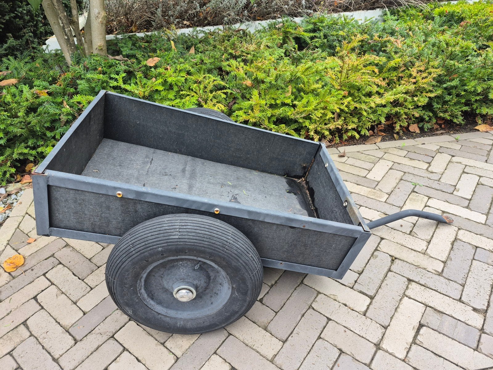 Aanhanger voor skelter of bolderkar met luchtbanden, Fietsen en Brommers, Ophalen, Gebruikt, Overige typen, 40 tot 60 kg