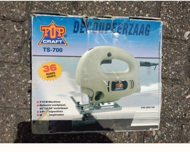 Top Craft Decoupeerzaag TS-700 - 710W, Decoupeerzaag, 600 tot 1200 watt, Ophalen of Verzenden, Zo goed als nieuw