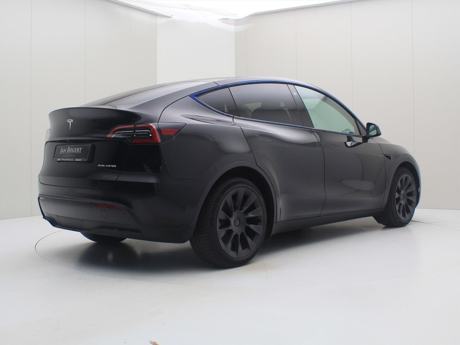 Tesla Model Y Long Range AWD 75kWh 351pk 94.9% SoH [ AMD RYZ, Auto's, Automaat, Gebruikt, Zwart, Zwart
