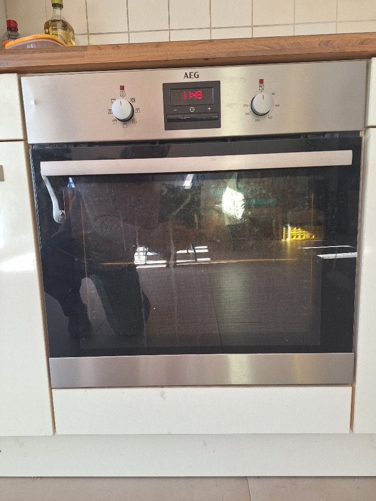 AEG inbouwoven (nishoogte 60cm), Ophalen, Gebruikt, Oven, Inbouw