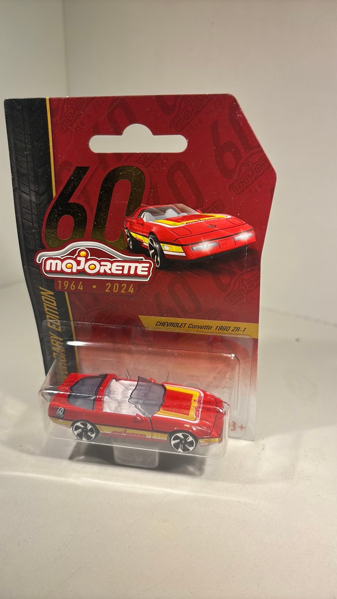 Chevrolet Corvette 1990 zr-1 majorette 1.64, Auto, Ophalen of Verzenden, A, A