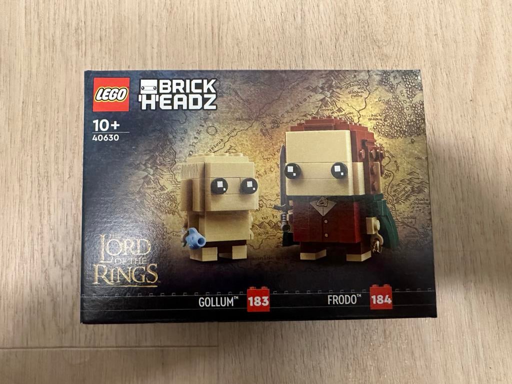 LEGO 40630 BrickHeadz Lord of the Rings Frodo & Gollum MISB, Ophalen of Verzenden, Nieuw, Complete set, Lego