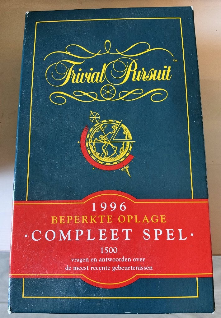 Trivial pursuit 1996 beperkte oplage compleet spel, Ophalen of Verzenden, Zo goed als nieuw