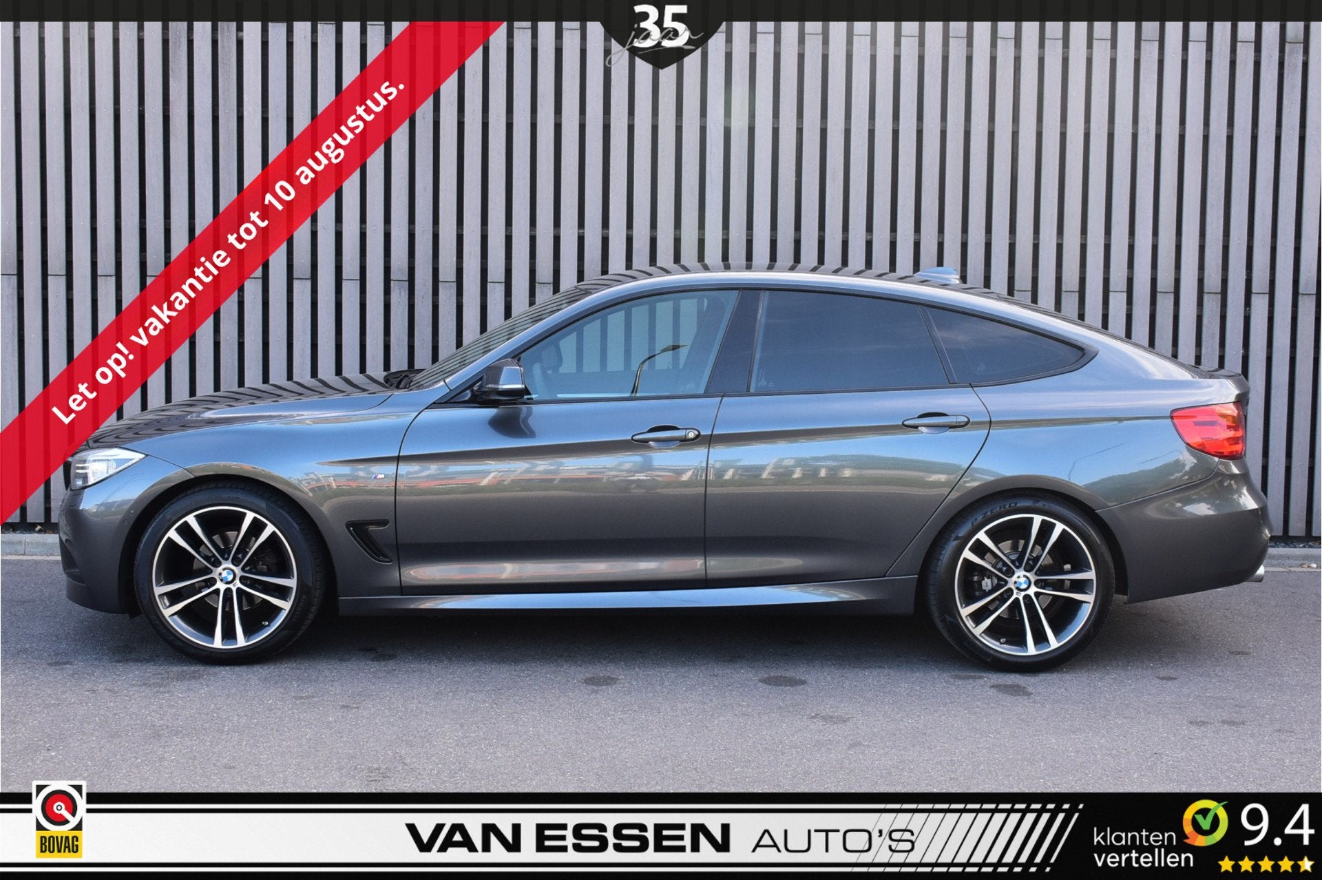 BMW 3-serie Gran Turismo 320i High Executive M-Sport Leder N, Auto's, BMW, Achterwielaandrijving, Gebruikt, Euro 6, 4 cilinders