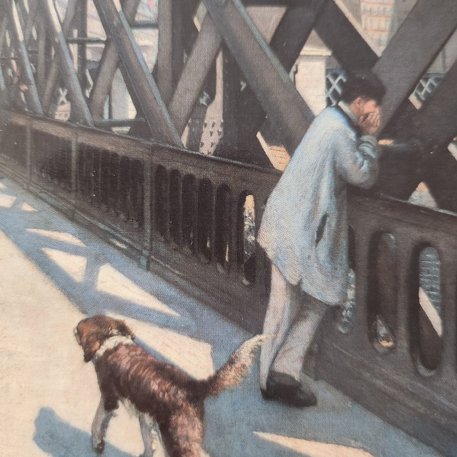 Kunstkaart Gustave Caillebotte - Le Pont de l'Europe, Verzenden, 1980 tot heden, Ongelopen, Cultuur en Media