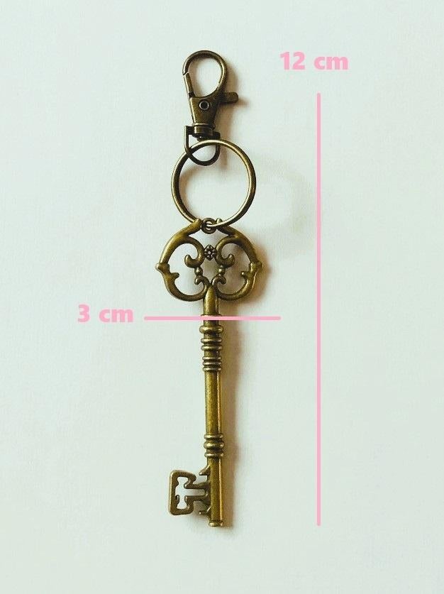 Antiek sleutelhanger barok metaal brons, Verzenden, Nieuw, Overige typen