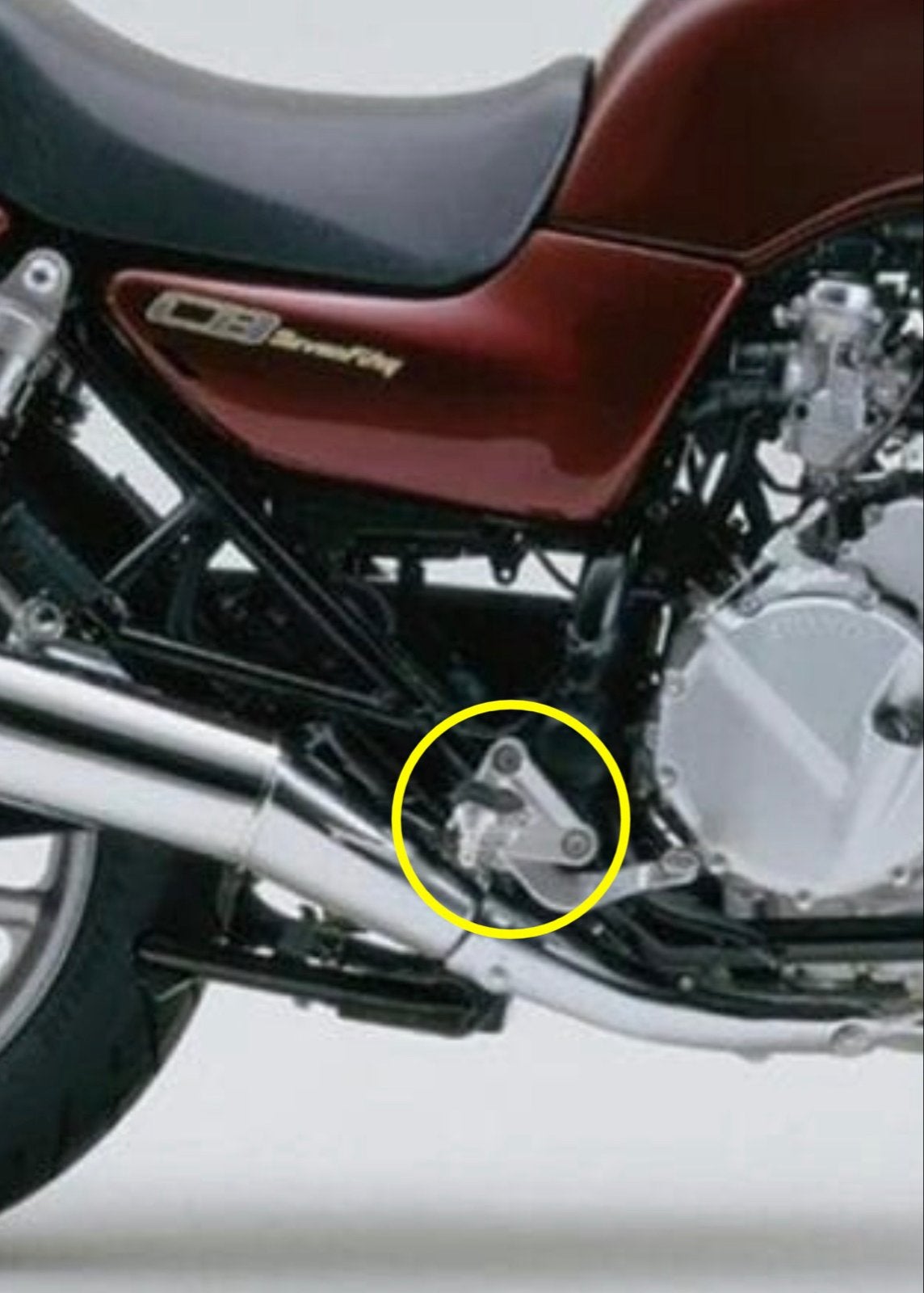 GEZOCHT: Rechter voetsteun, Honda CB Seven Fifty, Ophalen of Verzenden, Gebruikt