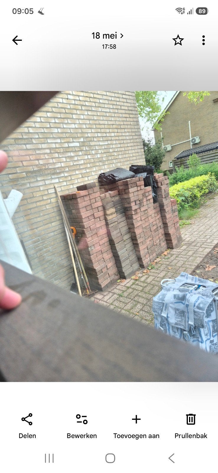 Gebruikte terrastegels/klinkers, Ophalen, Overige materialen, Gebruikt, Minder dan 20 cm