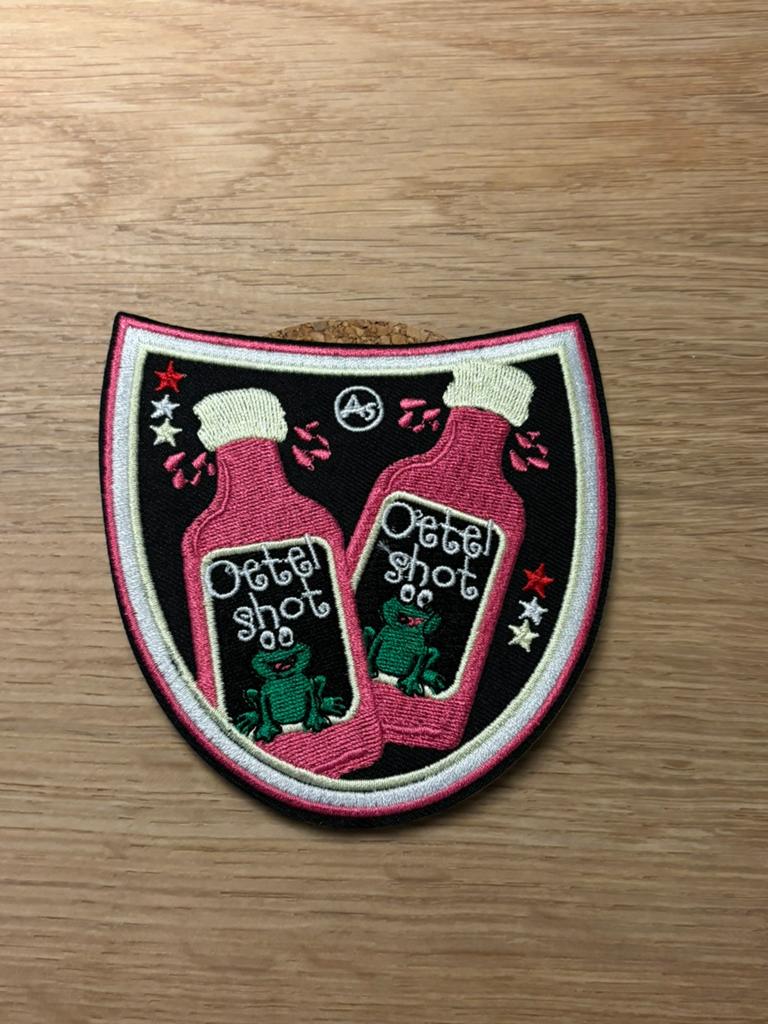 Oeteldonk embleem 25, Verzenden, Zo goed als nieuw